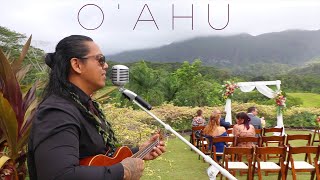 Oahu Wedding  Royal Hawaiian Golf Course amp Halekulani Hotel  Live Island Music [upl. by Aehtna137]