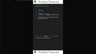 Get File Creation DateTime With Python  Python Tutorial [upl. by Sualkin]