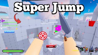 How to Trowel Jump In Rivals Roblox Super JUMP [upl. by Dareg]