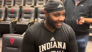 Indiana Football QampA Tyrique Tucker previews Michigan State [upl. by Loralyn]