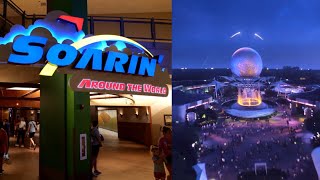 EPCOT Soarin Around The World 2024 Complete Ride POV Experience in 4K  Walt Disney World Florida [upl. by Meeki]