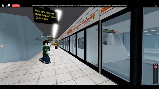 Roblox Delta Line Project  9900 train West Central to Central [upl. by Harihat]