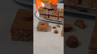 Reeses Rice krispies treats 😋 No bakeshorts [upl. by Melisandra]