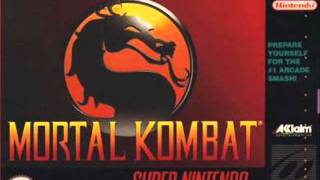 SNES Mortal Kombat  The Courtyard [upl. by Hadleigh297]