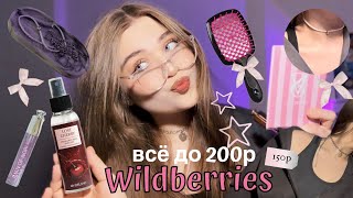 ВСЁ ДО 200₽ на WILDBERRIES 🎀классные товары по низкой стоимости💗 [upl. by Adroj]