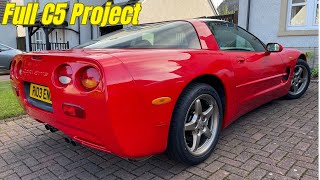 FULL CORVETTE PROJECT in 1 video 1998 C5 restoration DIY [upl. by Cowden]