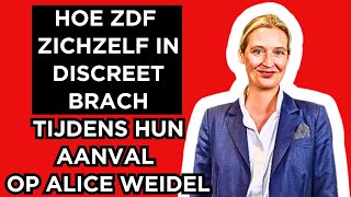 🔴Hoe ZDF zichzelf in diskrediet bracht door Alice Weidel aan te vallen [upl. by Airamanna]