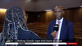 Bishop Zondo Rape Trial  Defence to crossexamine states expert witness Jeffrey Rahlagane [upl. by Neddy844]