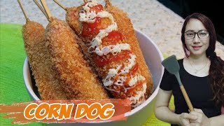 CORN DOG  HOW TO MAKE  BATTER  BREADING  FRYING  QUICK amp EASY RECIPE  FCs VERSION [upl. by Refotsirhc]