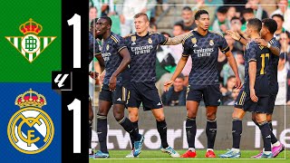 Real Betis 11 Real Madrid  HIGHLIGHTS  LaLiga 202324 [upl. by Herriott]