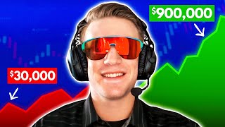 How Kyce turned 30K to 900K Trading Stocks [upl. by Nednyl9]