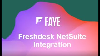 Freshdesk NetSuite Integration Demo [upl. by Ilarin]