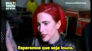 Paramore  Entrevista Circuito Banco do Brasil 2014 LEGENDADO paramorecombr [upl. by Zoe]