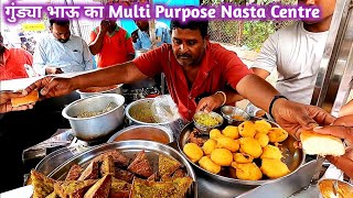 Islampur Famous गुंड्या भाऊ का Multi Purpose Nasta Centre  Khane Ka Shaukeen  Street Food India [upl. by Ael127]