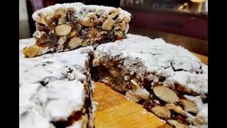 PANFORTE FATTO IN CASA panforte ricetta panforte toscano panforte fatto con videoricetteinsieme [upl. by Atilef602]