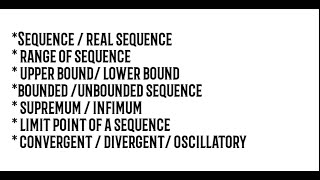 sequencereal sequenceconvergent divergent oscillatory [upl. by Lem657]