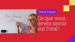 Ce que vous devez savoir sur loral de Français  Bac Français 2023 [upl. by Nawor]