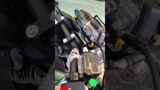 Lets check it out Digital meter🔥 New Yamaha FZS in green colour shorts youtubeshorts fzsv4 fzs [upl. by Lamraj47]