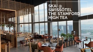 SKAI High Tea Swissôtel The Stamford Afternoon Tea Vlog Nov 2020 View Shorts Sweets Coffee [upl. by Tutankhamen616]