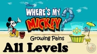 Wheres My Mickey Growing Pians Walkthrough All Levels 120 [upl. by Cari957]