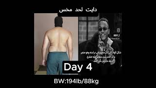 Diet Challenge تحدي خسارى الوزن  Day 4 [upl. by Anialem]