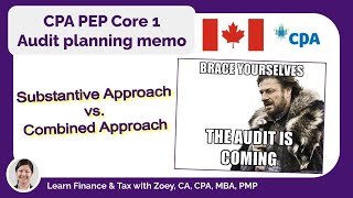 CPA PEP  Core 1  Audit planning memo  Approach [upl. by Parthen]