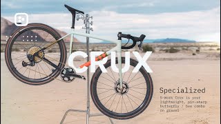 Specialized Crux  Featherweight Frame  Best Gravel Bikes Of 2024 [upl. by Nawk471]