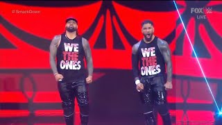 The Usos Entrance WWE SmackDown April 28 2023 [upl. by Llevert]