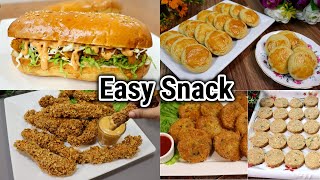 4 Easy Snack Recipe By Tasty Food With Maria [upl. by Alboran]