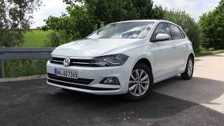 2018 VW Polo 10 TSI 95 HP TEST DRIVE [upl. by Sivia]