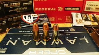 My Three Types of 9mm Ammo Round Nose Flat Nose Hollow Points made from flat nose [upl. by Ilrebmik]