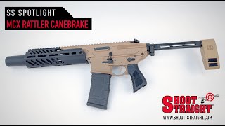 SIG SAUER MCX Rattler Canebrake  Shoot Straight Spotlight [upl. by Nij]