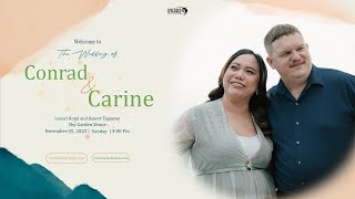 Conrad amp Carine The Wedding Ceremony Live November 05 2023 at Lazuri Tagaytay [upl. by Enirehtak60]