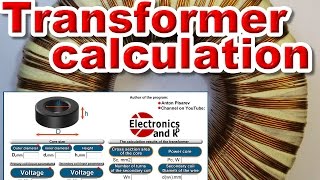 Toroidal transformer calculation calculator [upl. by Tabbi]