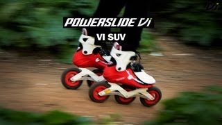 Powerslide Vi SUV offroad inline skates [upl. by Magbie]