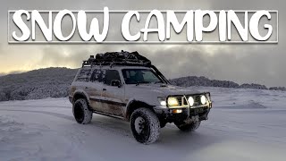 Snow Camping 4x4 Vic High Country Licola Mount Buller [upl. by Sharos]