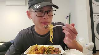 my first time eating panda express on camera [upl. by Nowed]