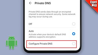 How To Setup Private DNS On Android for own privacy  Full Guide [upl. by Lapham]