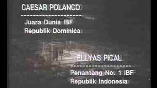 Pertandingan Tinju Ellyas Pical VS Caesar Polanco TVRI [upl. by Marcella]