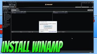 How To Install Winamp 56 On Windows 10 Tutorial [upl. by Lyrradal]