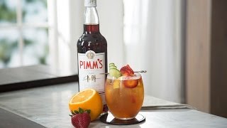 Summer Cocktails Pimms Cup  Pottery Barn [upl. by Hayalat329]