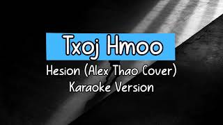 Karaoke Version Txoj Hmoo  Hesion Alex Thao Cover [upl. by Sadoc815]