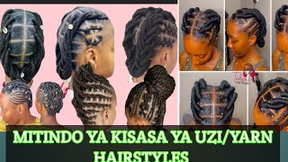 Hii ndiyo MITINDO MIPYA YA KUSUKA NYWELE kwa UZIYARN HAIRSTYLES hairstyles new latest [upl. by Hildegaard]