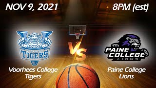 Voorhees College Tigers vs Paine College 1192021 [upl. by Eirot872]