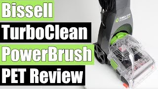 BISSELL TurboClean Powerbrush Pet Upright Carpet Cleaner REVIEW 2085 [upl. by Nika]