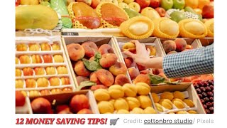 Interesting Facts 🥸 Twelve Tips To Help You Save Money On Groceries 🤩 [upl. by Adalheid225]