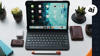 Logitech Slim Folio Pro Review The Best iPad Pro Keyboard [upl. by Wohlert]