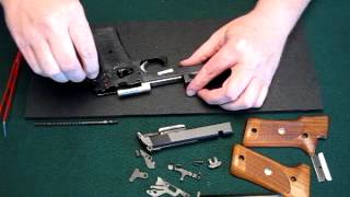 Smith amp Wesson model 422 22 pistol frame detail strip Part two Reassembly [upl. by Margit]