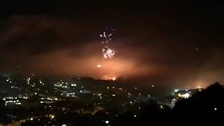 Bonfire Lewes 2018 golf course full fireworks [upl. by Lokim33]