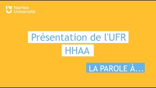 Présentation de lUFR Histoire histoire de lart et archéologie [upl. by Tod]